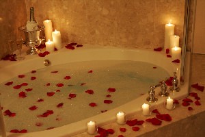 Романтическая ванная комната