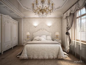 Ремонт спальни в классическом стиле
