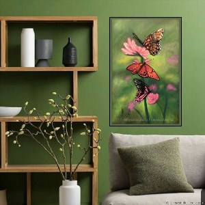 Картины на кухню с бабочками