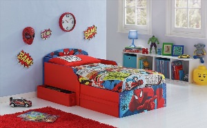 Кровать человек паук детская