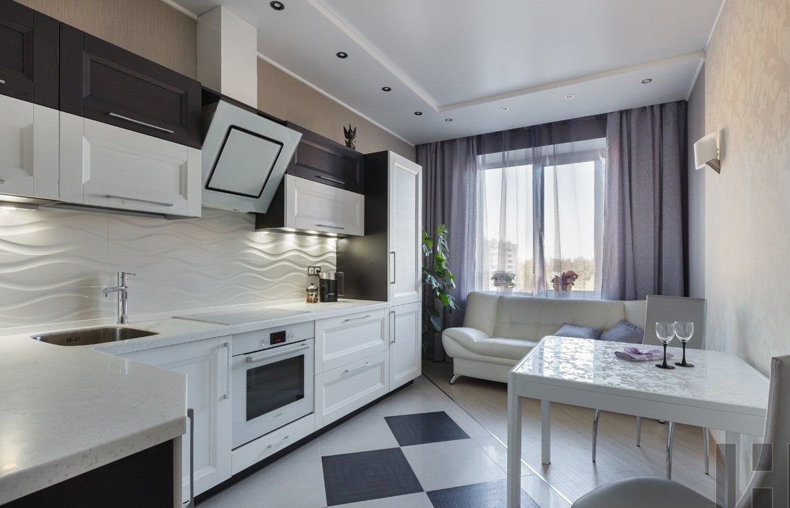 Интерьер кухни в панельном доме для двухкомнатной квартиры фото