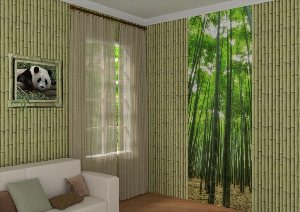 Бамбуковое полотно для стен