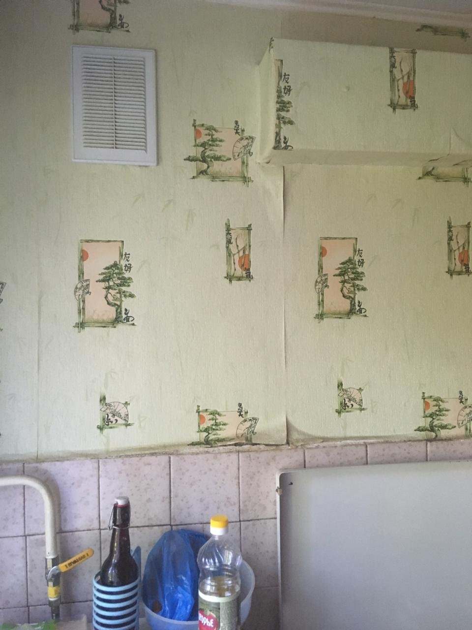 Клеенкой обклеить стены на кухне