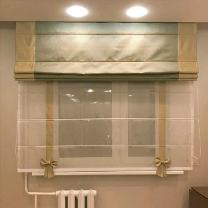 Римская штора прозрачная