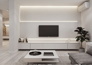 Дизайн зала минимализм