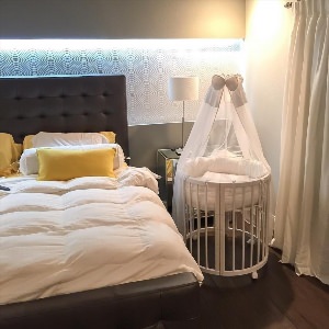 Спальня для родителей и ребенка