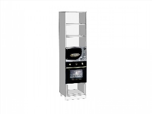 Шкаф колонна для кухни напольный высокий