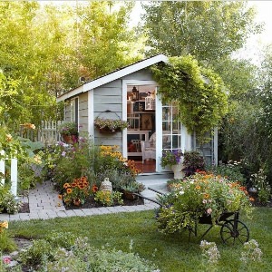 Дизайн садового домика