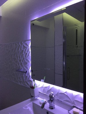 Диодная подсветка в ванной комнате