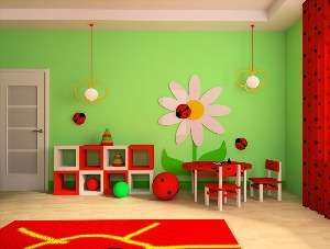 Оформление игровой комнаты в детском саду