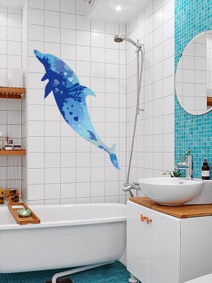 Плитка с дельфинами для ванной