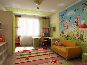 Дизайн детской комнаты эконом вариант