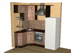 Угловые мини кухни для малогабаритных квартир