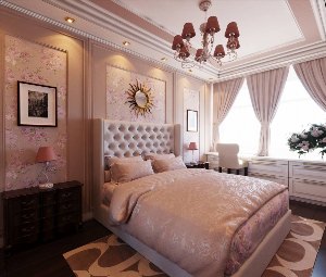 Пудровая спальня