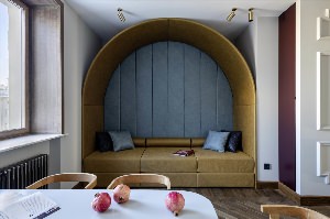 Дизайн комнаты с аркой