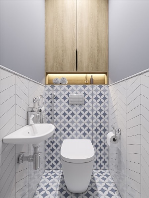 Дизайн туалета в панельном доме