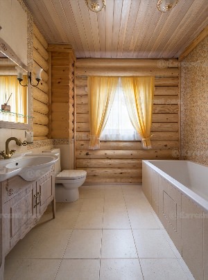 Отделка комнаты в деревянном доме