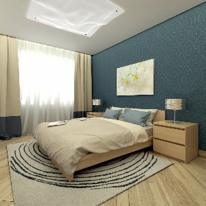 Дизайн спальни бюджетный вариант