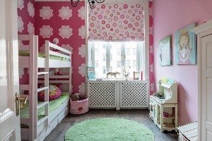Римские шторы в детскую комнату девочке