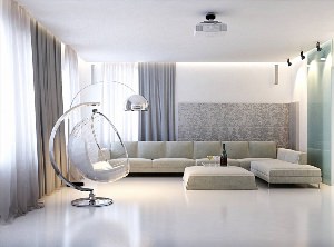 Дизайн интерьера гостиной минимализм