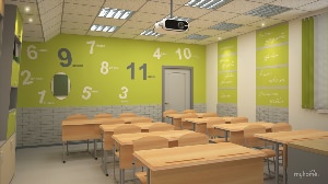 Дизайн кабинета математики в школе