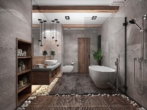Ванная комната дизайн лофт