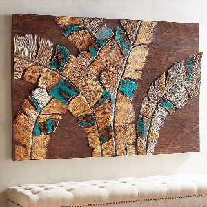 Мозаика из дерева в интерьере