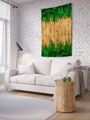 Бамбуковое панно на стену
