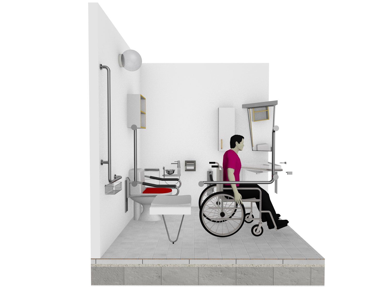 Туалет для инвалидов маломобильных групп