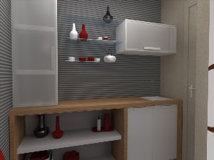 Шкаф кухня для офиса