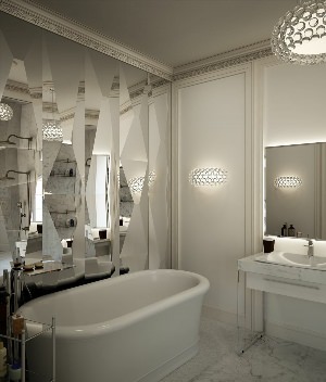 Неоклассический дизайн ванных комнат
