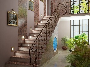 Дизайн лестничного пролета в частном доме