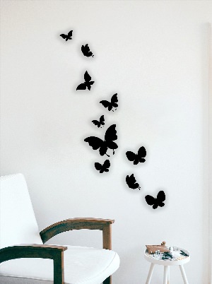 Декоративные бабочки на стену для декора