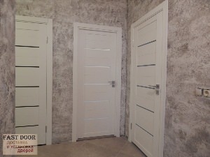 Двери Бьянко вералинга в интерьере