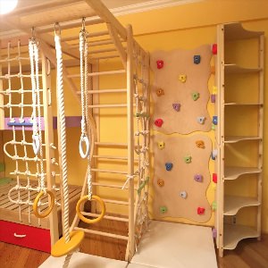 Шведский уголок в детских комнатах