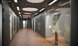 Офисный коридор дизайн