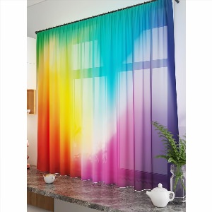 Разноцветные шторы