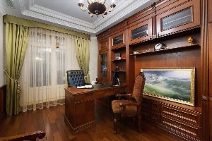 Дизайн домашнего кабинета в классическом стиле