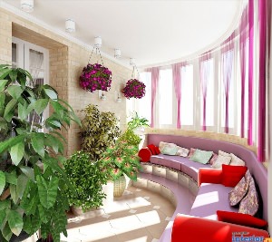 Итальянские балконы с цветами