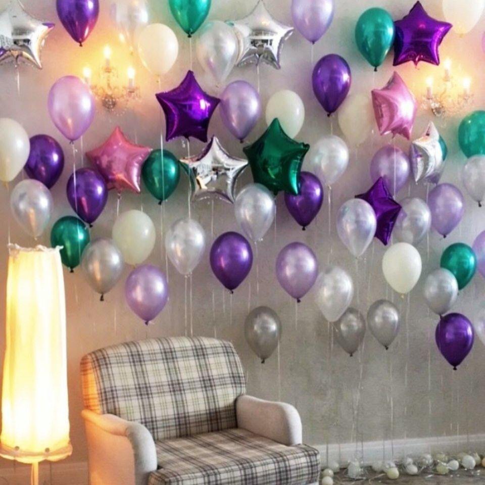 Как профессионально украсить комнату шарами – 13 идей