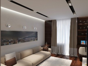 Потолок в однокомнатной квартире