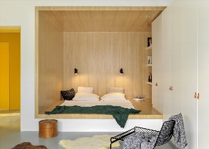 Дизайн комнаты с нишей для кровати