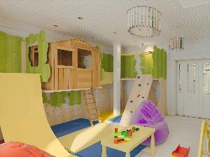 Планировка детской игровой комнаты