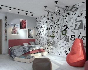 Модная комната для подростка