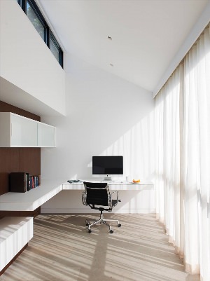 Интерьер кабинета в стиле минимализм