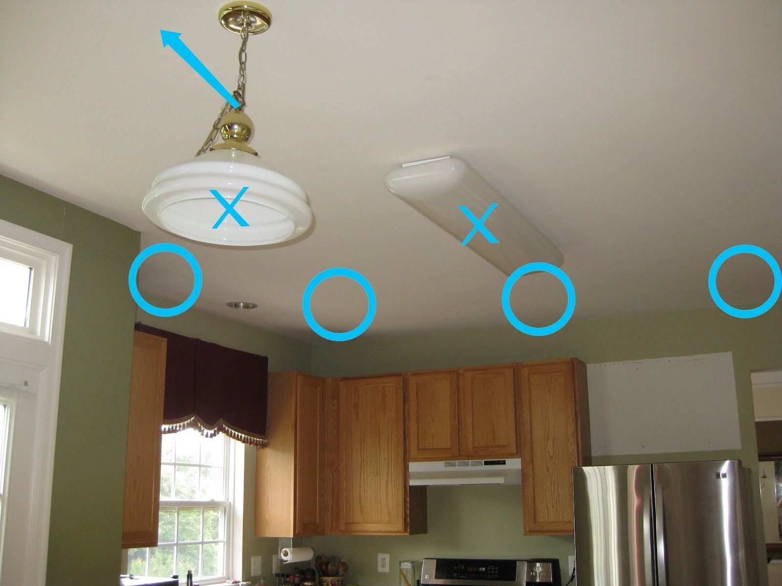 Светильники для кухни потолочные для натяжных потолков