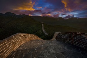 Великая китайская стена башни