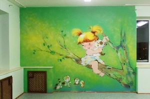 Идеи росписи стен в детской