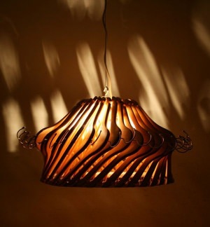 Дизайн деревянных светильников