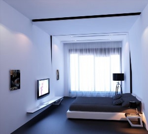 Маленькая комната в стиле минимализм